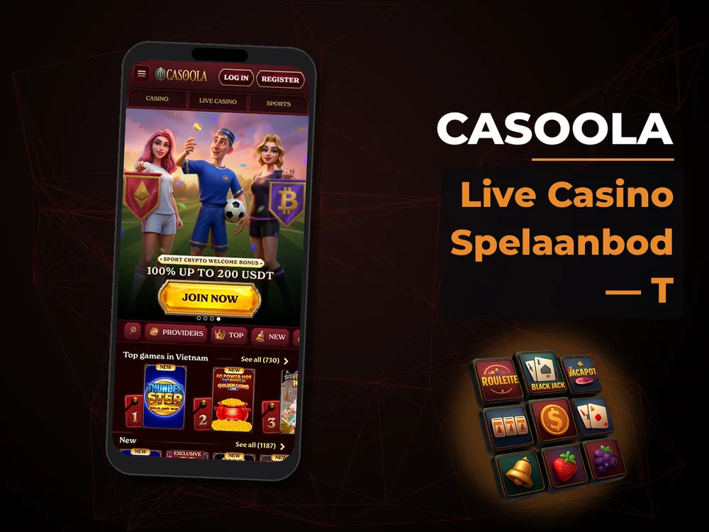 casoola - Live Casino Spelaanbod — T