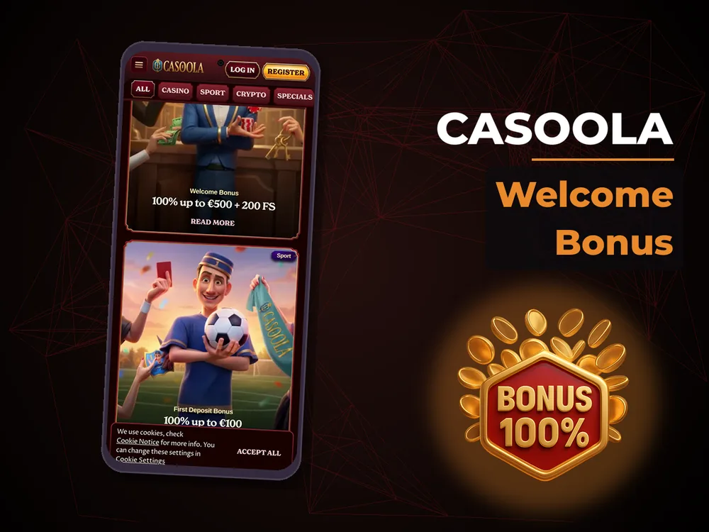 casoola - Welcome Bonus